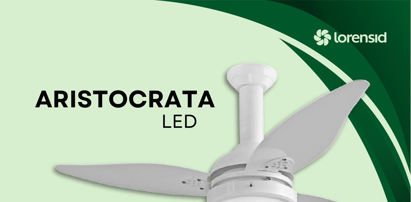 Ventilador Aristocrata LED, catálogo Lorensid