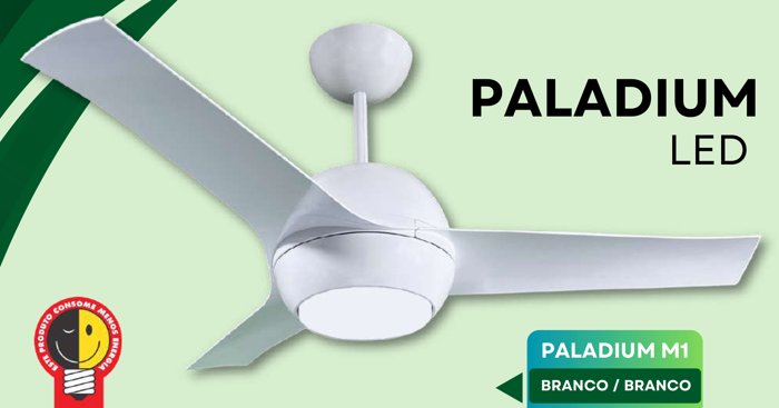 Ventilador de teto Paladium LED, Lorensid